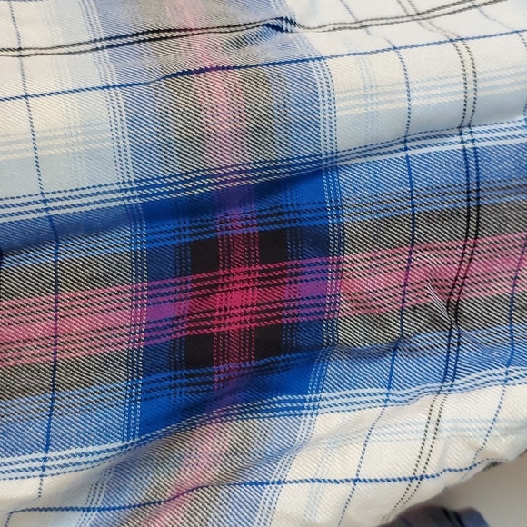 Express plaid tie up long sleeve - Picture 9 of 12